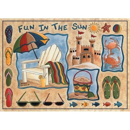 Associated Weavers Custom Printed Rugs FUN IN THE SUN Fun In The Sun Rug FUN IN THE SUN